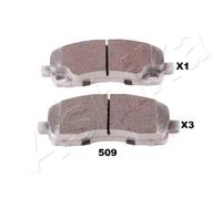 Ashika Kit pastiglie freni 51-05-509 - posteriore per Mitsubishi Canter