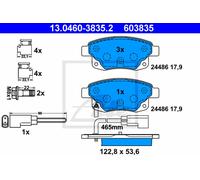 Kit pastiglie freno posteriore ATE 13.0460-3835.2 per FORD TRANSIT 2.2 TDCi
