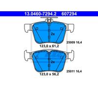 SERIE PASTIGLIE POSTERIORI Audi A3 (8p1)(2003->) 1,2 - 77kw 103cv 16v tfsi (cbzb