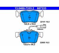 SERIE PASTIGLIE POSTERIORI Alfa Romeo Giulia (952)(2016->) 2,0 - 147kw 197cv tur
