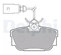 Kit pastiglie freno posteriore DELPHI LP1541 per VW TRANSPORTER 2.5 TDI
