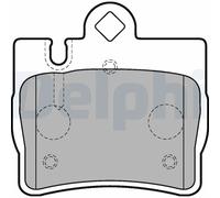 Set di pastiglie freno DELPHI LP1697, posteriore