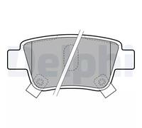 DELPHI Kit pastiglie freno LP1785 Posteriore Low-Metallic per Toyota Avensis
