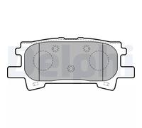 Delphi Set pastiglie freno LP1820 posteriore per Lexus RX