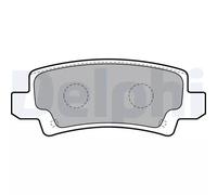 Delphi Set di pastiglie freno LP1864 posteriore Low-Metallic con segnalatore per Toyota Corolla