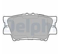 Kit pastiglie freno posteriore DELPHI LP2004 per TOYOTA RAV 4 III (_A3_)