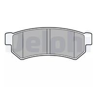 Set di pastiglie freno DELPHI LP2502, posteriore