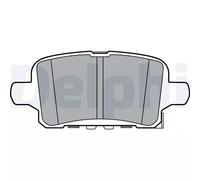 Delphi Set pastiglie freno LP3372 Low-Metallic posteriore per Opel Insignia B