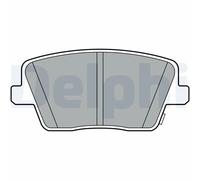 Delphi Set pastiglie freno LP3404 posteriore per Hyundai i30, i30 Familiare, Kona (2021-2023)