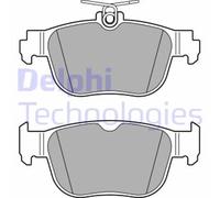 Delphi Set di pastiglie freno LP3674 Low-Metallic – Posteriore