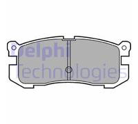 DELPHI Kit pastiglie freni Posteriore senza accessori LP624 Compatibilità con MAZDA 626 III Hatchback GD, FORD USA PROBE I
