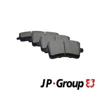Kit pastiglie freno posteriore JP GROUP 1163706810 per AUDI Q5 2.0 TDI quattro