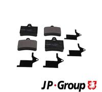 Kit pastiglie freno posteriore JP GROUP 3163700510 per CITROËN C5 I (DC_)