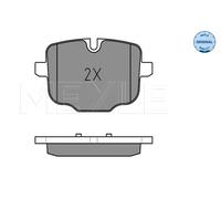 Kit pastiglie freno posteriore MEYLE 025 247 0318 per BMW Série 5 2.0 520 d