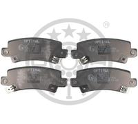 Kit pastiglie freno posteriore OPTIMAL BP-12121 per TOYOTA COROLLA (_E12_)