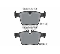 Kit pastiglie freno posteriore TEXTAR 2214101 per LAND ROVER RANGE ROVER