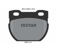 TEXTAR 2347101 Kit pastiglie freni
