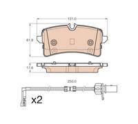 TRW GDB1975 Kit pastiglie freni