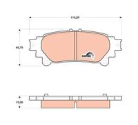 TRW GDB4174 Kit pastiglie freni