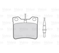 Kit pastiglie freno posteriore VALEO 301062 per MERCEDES VITO