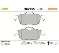 Kit pastiglie freno posteriore VALEO 302955 per RENAULT LATITUDE (L70_)