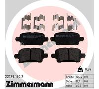 ZIMMERMANN 22129.170.2 Kit pastiglie freni