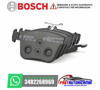 KIT PASTIGLIE FRENO POSTERIORI BOSCH VOLKSWAGEN SEAT SKODA AUDI CUPRA