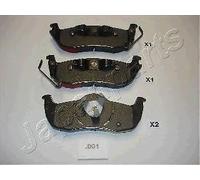 KIT PASTIGLIE FRENO POSTERIORI JAPANPARTS PP-001AF