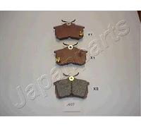 KIT PASTIGLIE FRENO POSTERIORI JAPANPARTS PP-407AF
