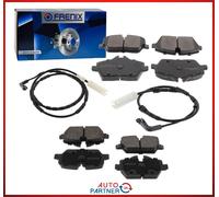 Kit Pastiglie Freno Set Anteriore+Posteriore per BMW 1er E81 E87 Compreso