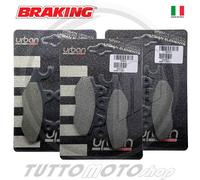 KIT PASTIGLIE FRENO TRIUMPH TROPHY 1200 1993 1994 ANTERIORE POSTERIORE 93 94