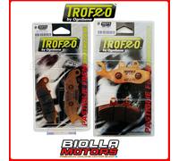 KIT PASTIGLIE FRENO TROFEO PIAGGIO MEDLEY S 4T IE ABS 150 2017 ANTERIORE + POSTE