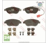 Kit pastiglie freno TRW Anteriore per ABARTH 500C 500 FIAT GRANDE PUNTO FIORINO