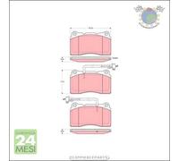 Kit pastiglie freno TRW Anteriore per ALFA ROMEO 166 156 147 GT LANCIA KAPPA