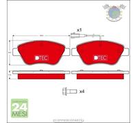 Kit pastiglie freno TRW Anteriore per ALFA ROMEO MITO CITROEN NEMO FIAT GRAN #ky