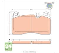 Kit pastiglie freno TRW Anteriore per ASTON MARTIN VANTAGE DB9