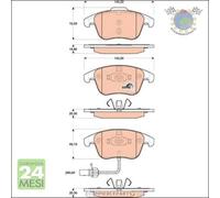 Kit pastiglie freno TRW Anteriore per AUDI A5 A4