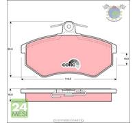 Kit pastiglie freno TRW Anteriore per AUDI QUATTRO COUPE 90 80 VW PASSAT (3A5 3