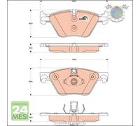 Kit pastiglie freno TRW Anteriore per BMW 5 F11 530 528 525 523 520 518 F10