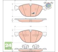 Kit pastiglie freno TRW Anteriore per BMW X6 F16 F86 xDrive E71 E72 X5 F15 F #nk