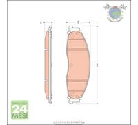 Kit pastiglie freno TRW Anteriore per CADILLAC STS CTS SANTANA 300/350