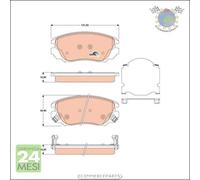 Kit pastiglie freno TRW Anteriore per CHEVROLET MALIBU CAMARO OPEL INSIGNIA A S