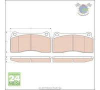 Kit pastiglie freno TRW Anteriore per DAIMLER JAGUAR XK XJ