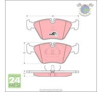 Kit pastiglie freno TRW Anteriore per DAIMLER XJ JAGUAR XK