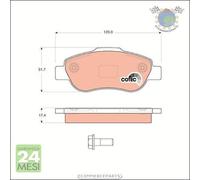 Kit pastiglie freno TRW Anteriore per FIAT PANDA