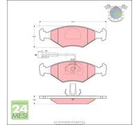 Kit pastiglie freno TRW Anteriore per FIAT SIENA LANCIA DEDRA