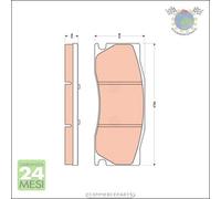 Kit pastiglie freno TRW Anteriore per JAGUAR XK