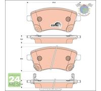 Kit pastiglie freno TRW Anteriore per KIA VENGA