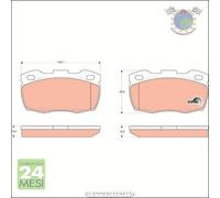 Kit pastiglie freno TRW Anteriore per LAND ROVER DEFENDER