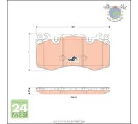 Kit pastiglie freno TRW Anteriore per LAND ROVER RANGE III IV II I DISCOVERY